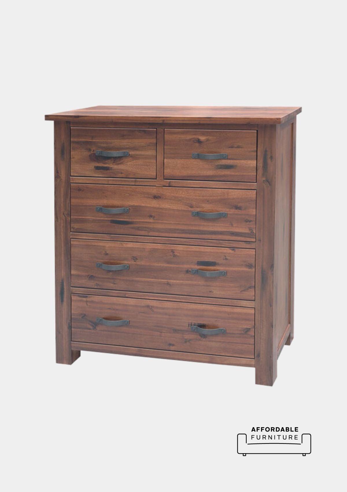 Alder Tallboy - Five Drawers