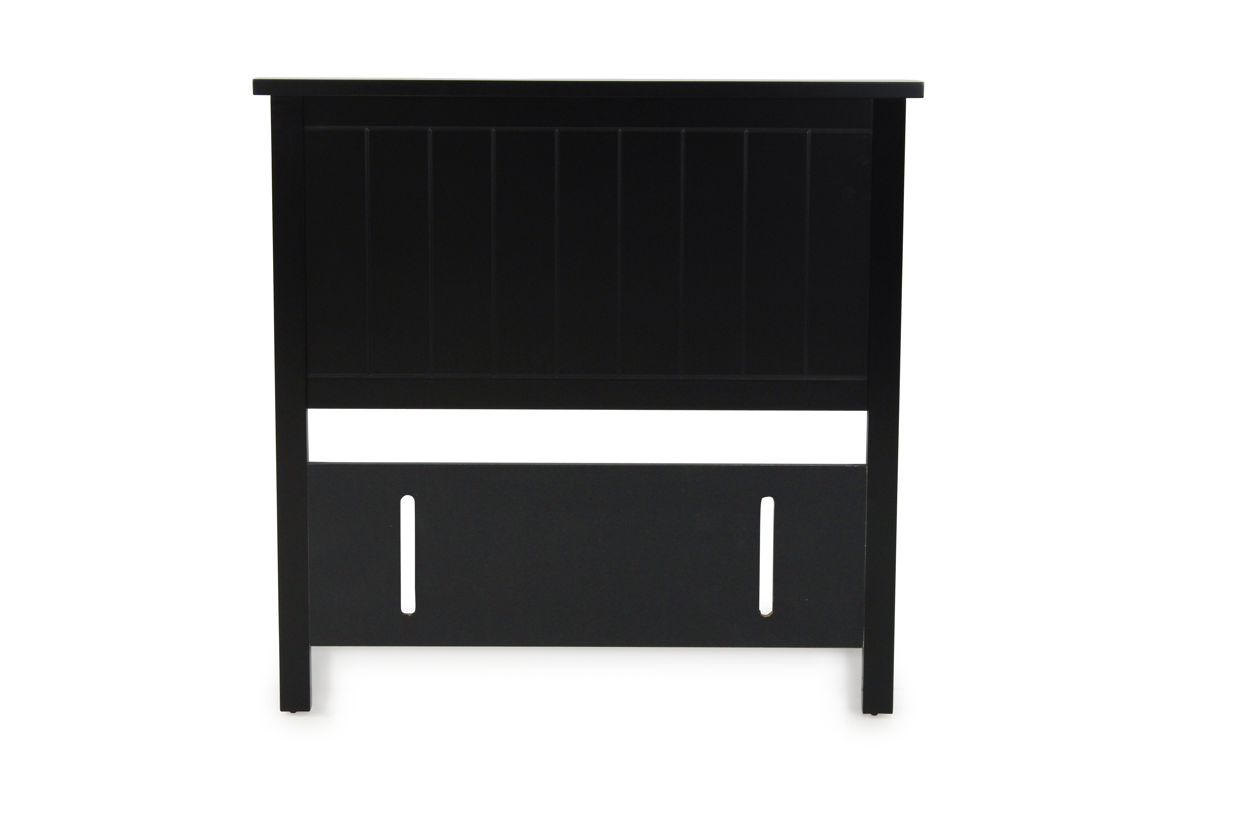 Black Pearl Grooved Headboard