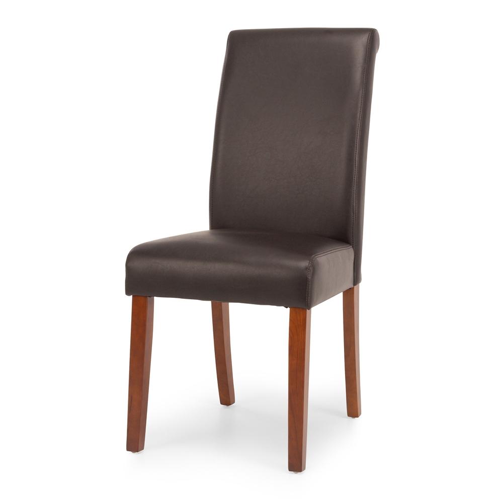 Norfolk Dark Brown Chair - Light Leg