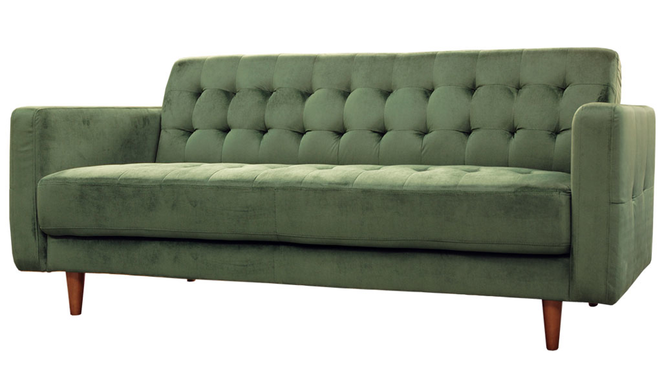 Iris Three Seater Sofa - Green