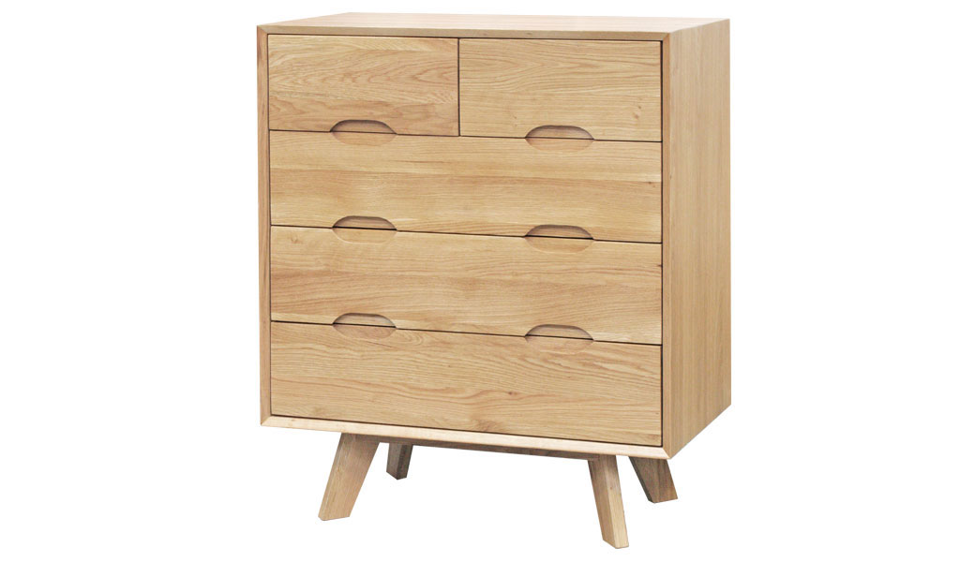 Elm Tallboy Five Drawers