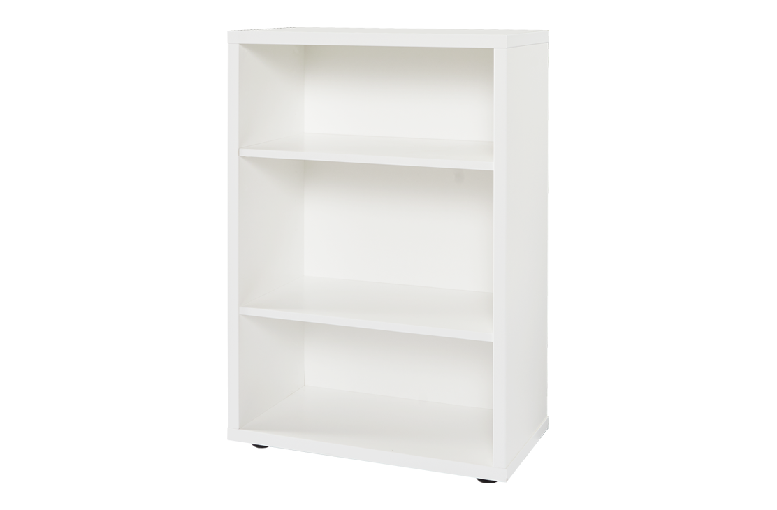 White 3 shelf deals bookshelf