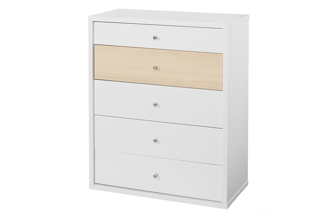 Cosmo Chest Beech - Five Drawers