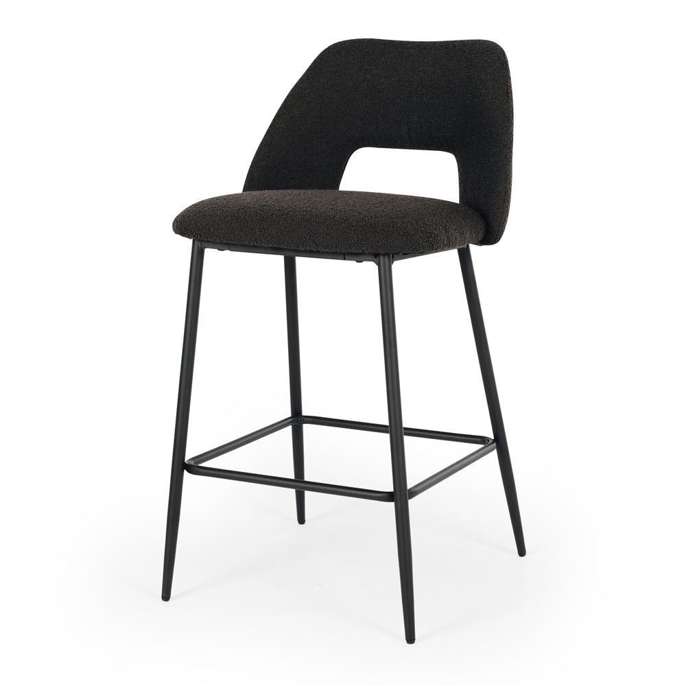 Cinderella Barstool Boucle Anthracite