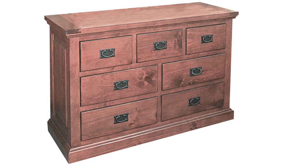 Mangrove Lowboy - Seven Drawers