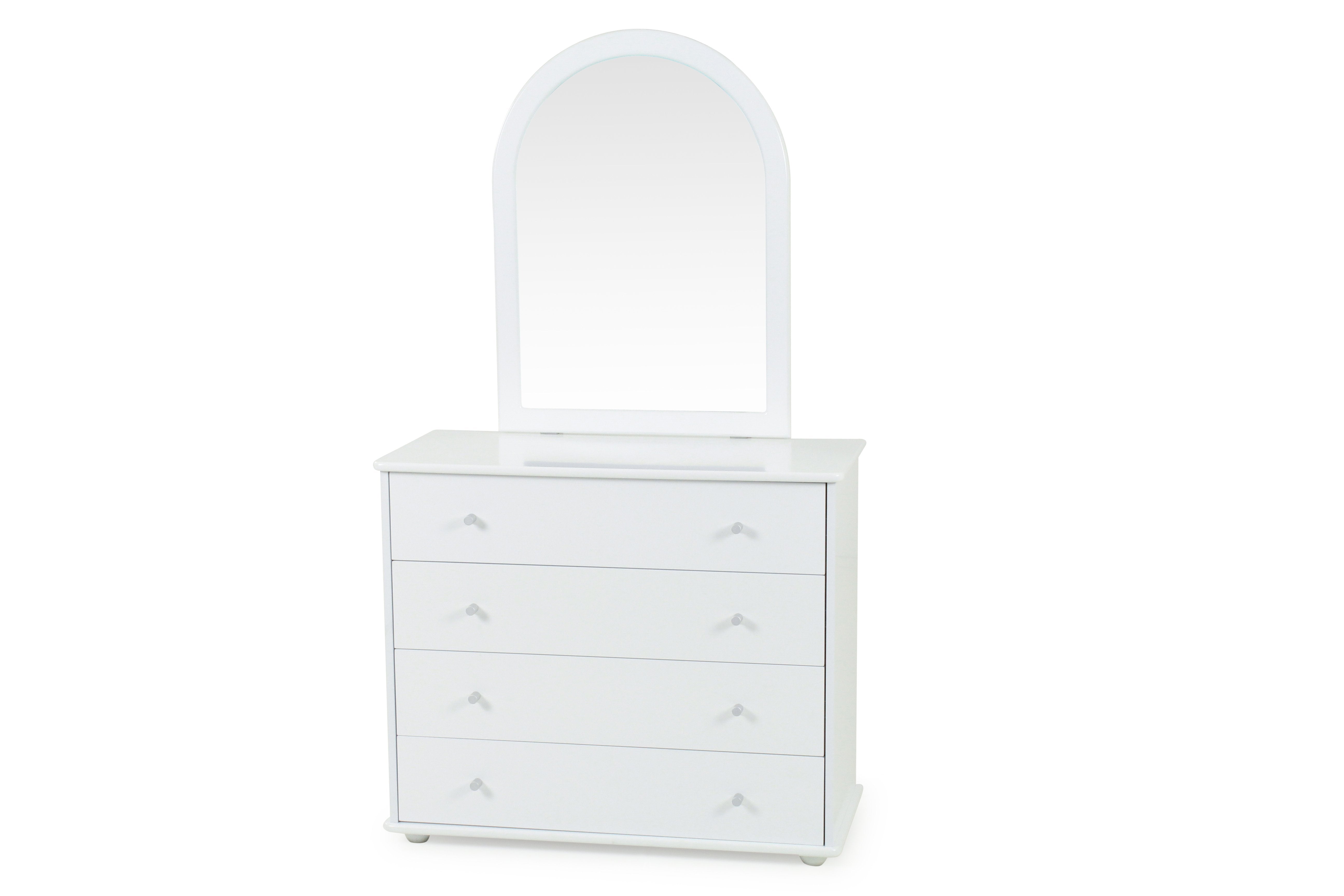 Carnival Dresser White- Four Drawers