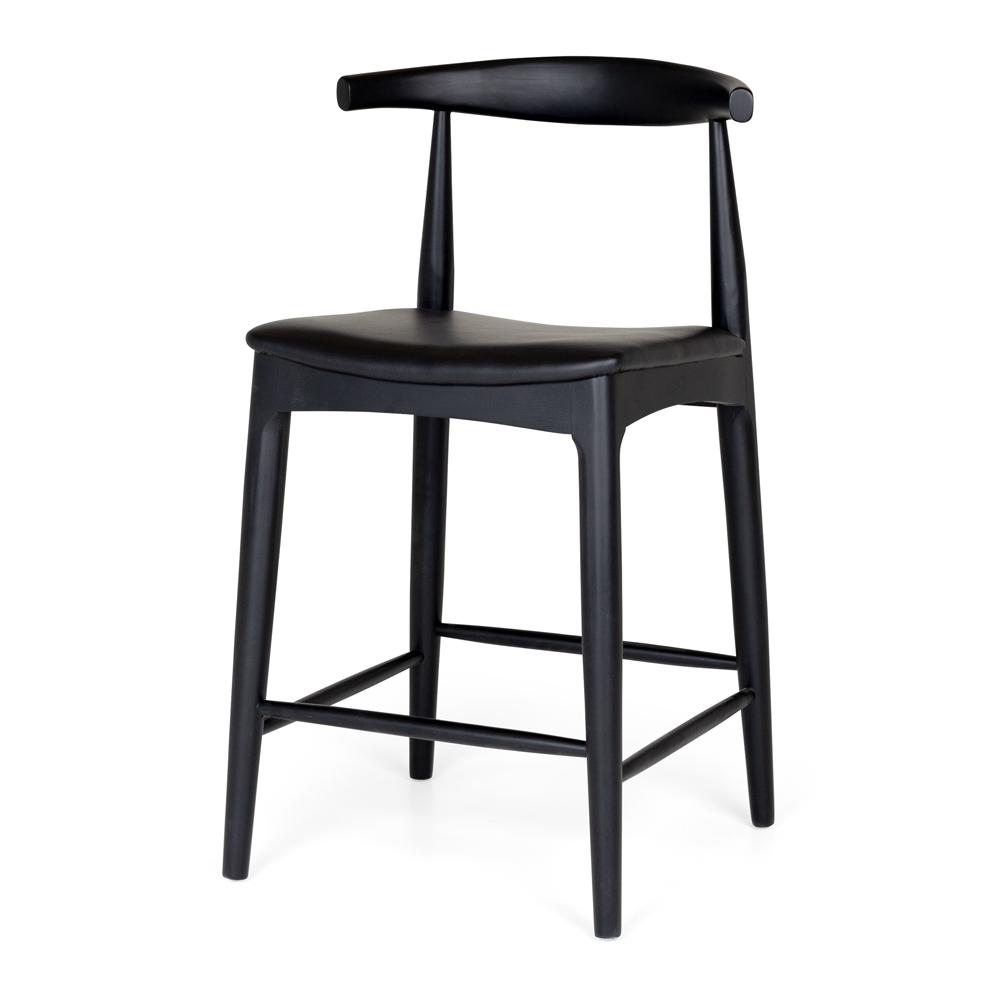 Elbow Barstool - Black