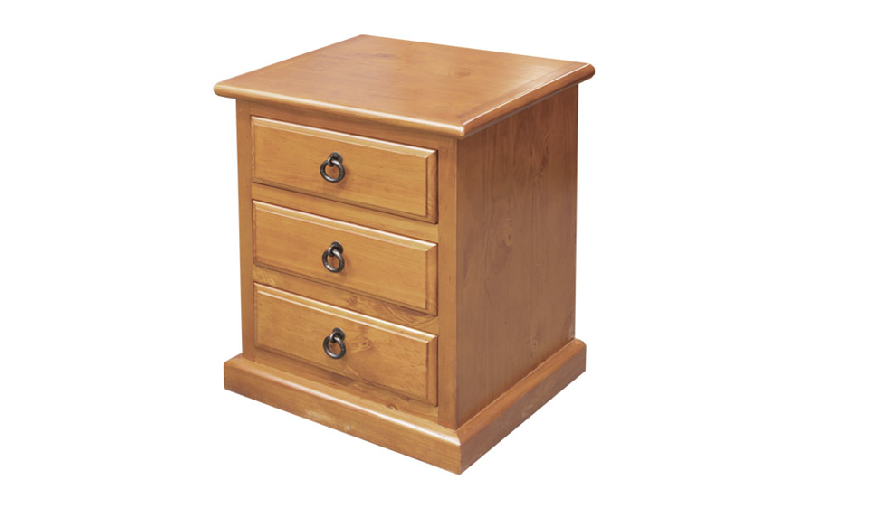 Fen Bedside - Three Drawers