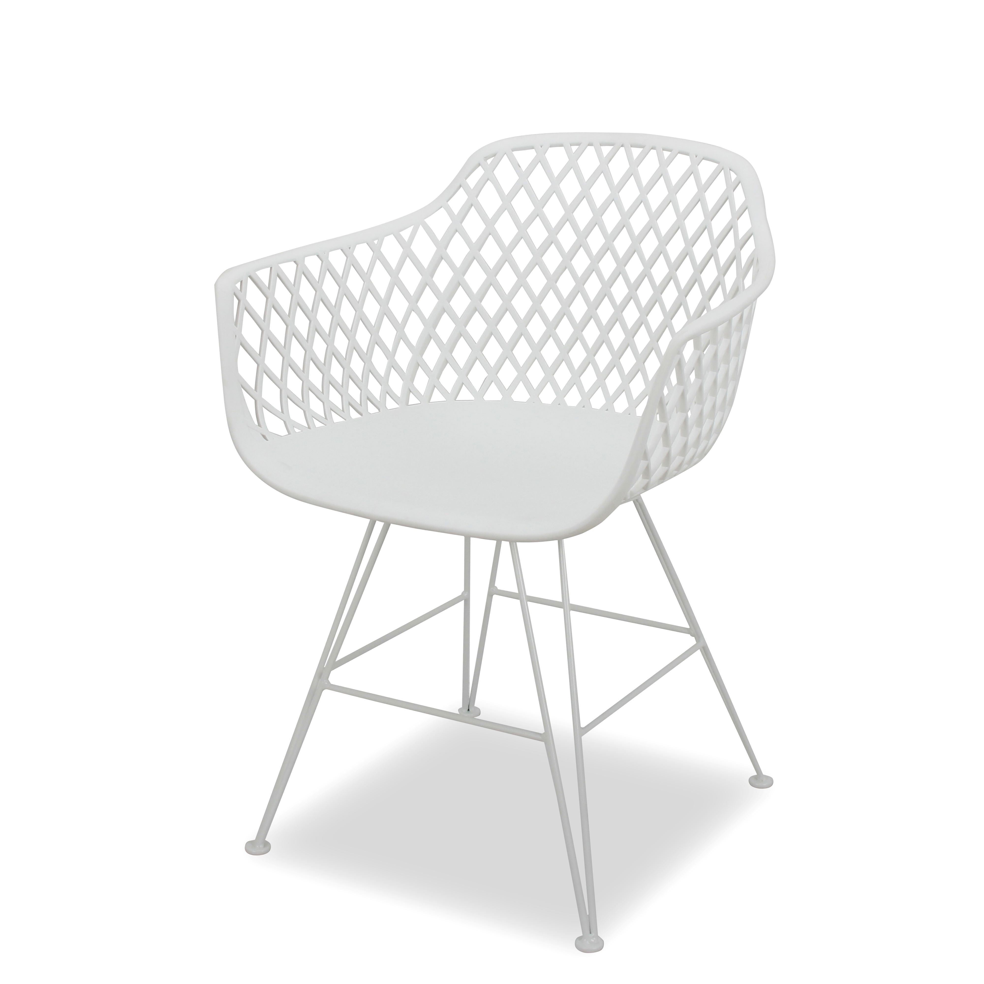 Marley Outdoor Dining Chair - White