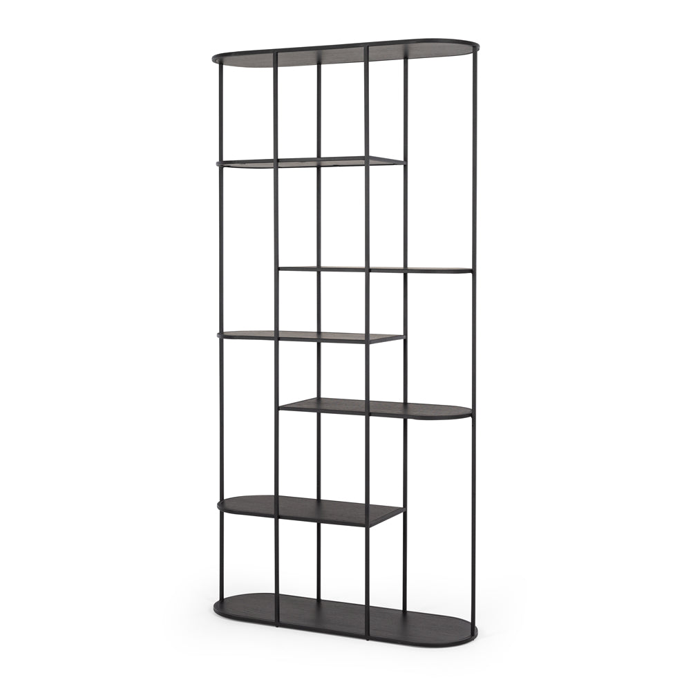 DECO Display/Bookcase Black Oak