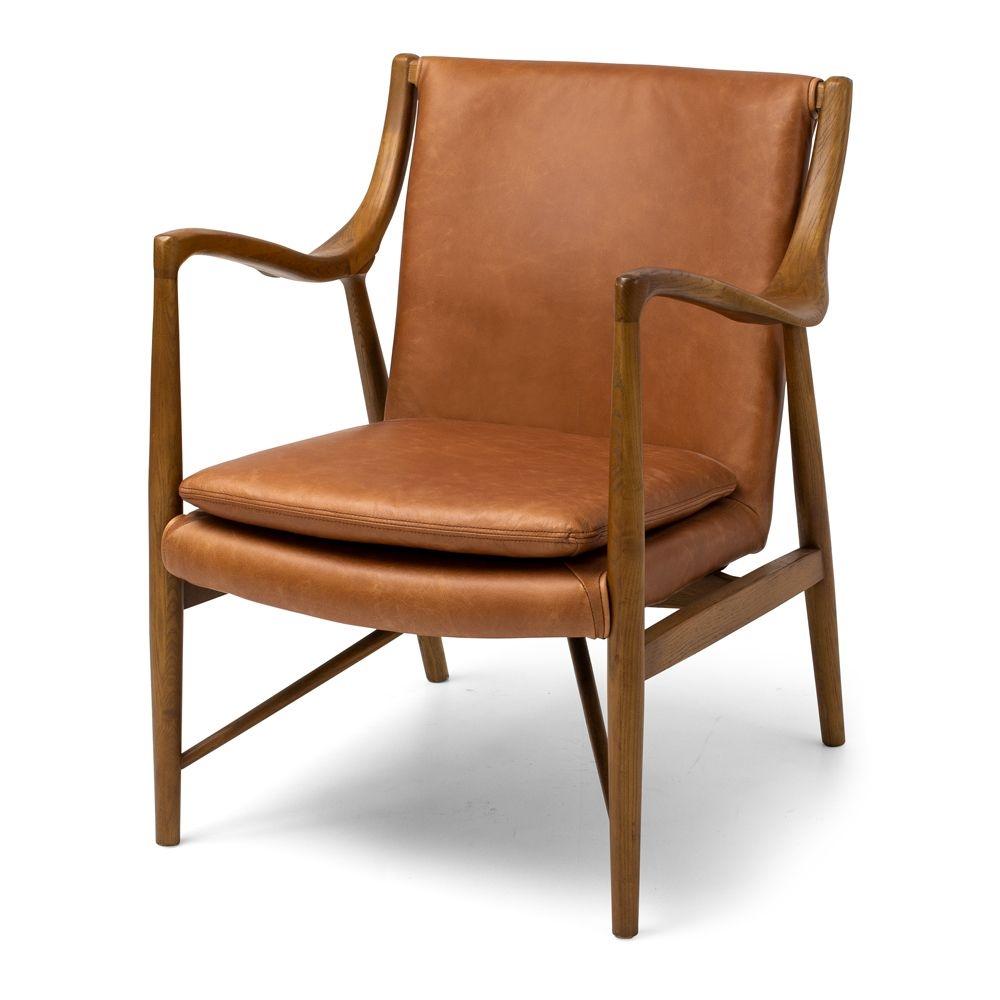 Finn Armchair - Cognac Leather