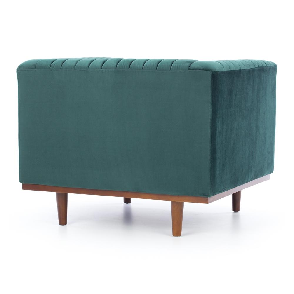 Madison Armchair - Dark Green Velvet