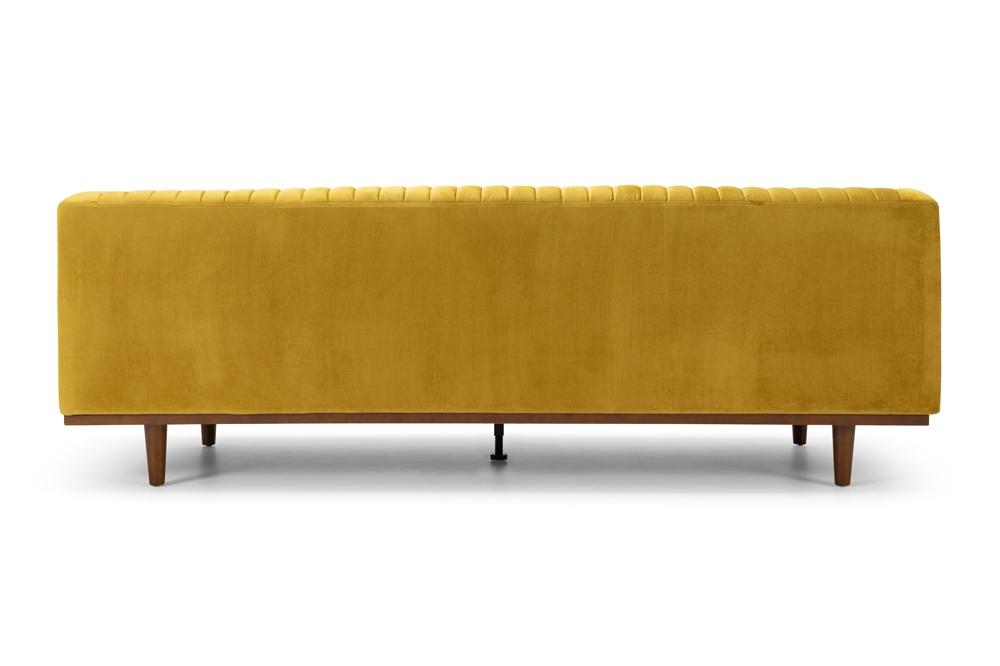 Madison Three Seater - Golden Velvet