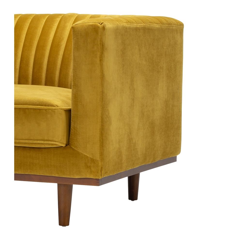 Madison Armchair - Golden Velvet