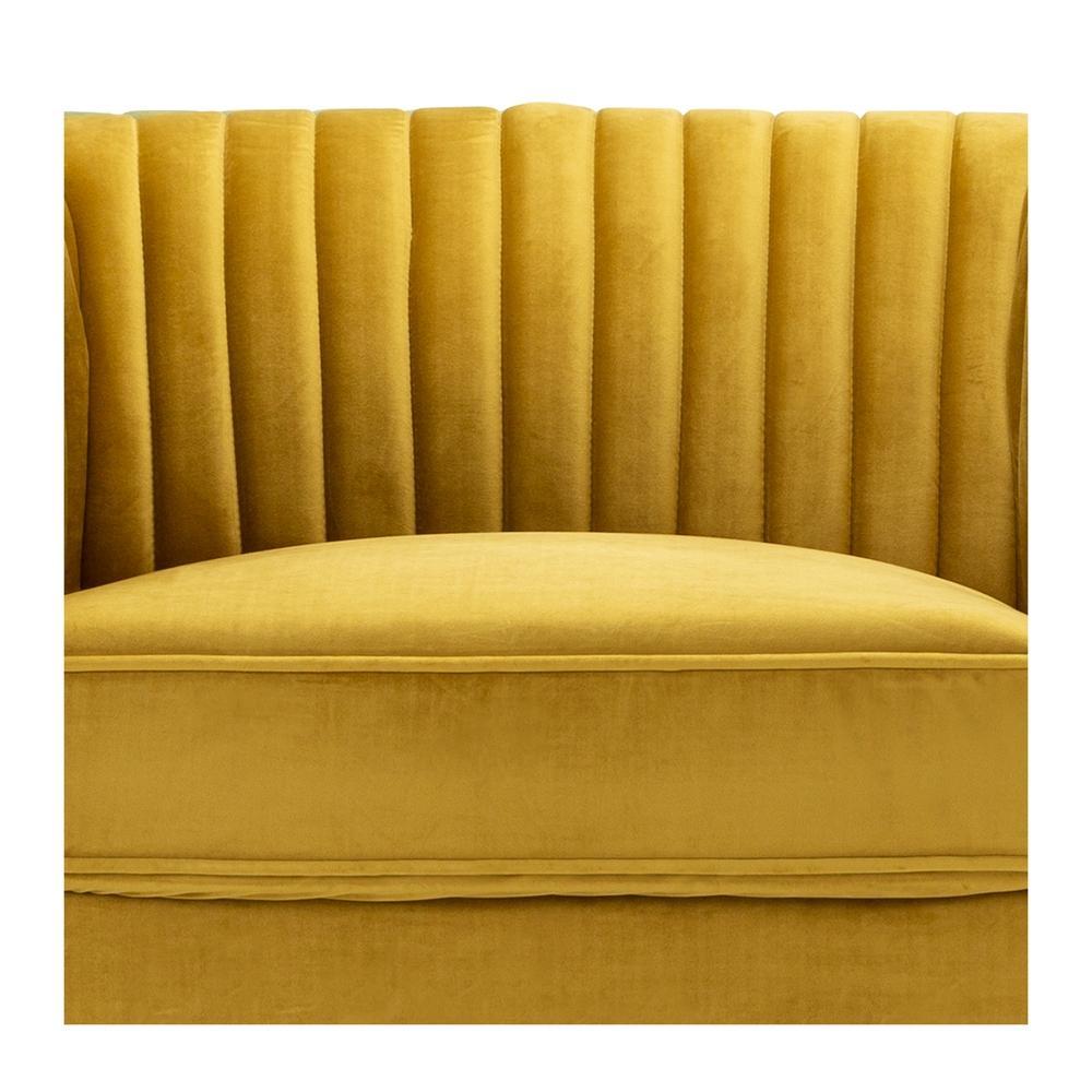Madison Armchair - Golden Velvet