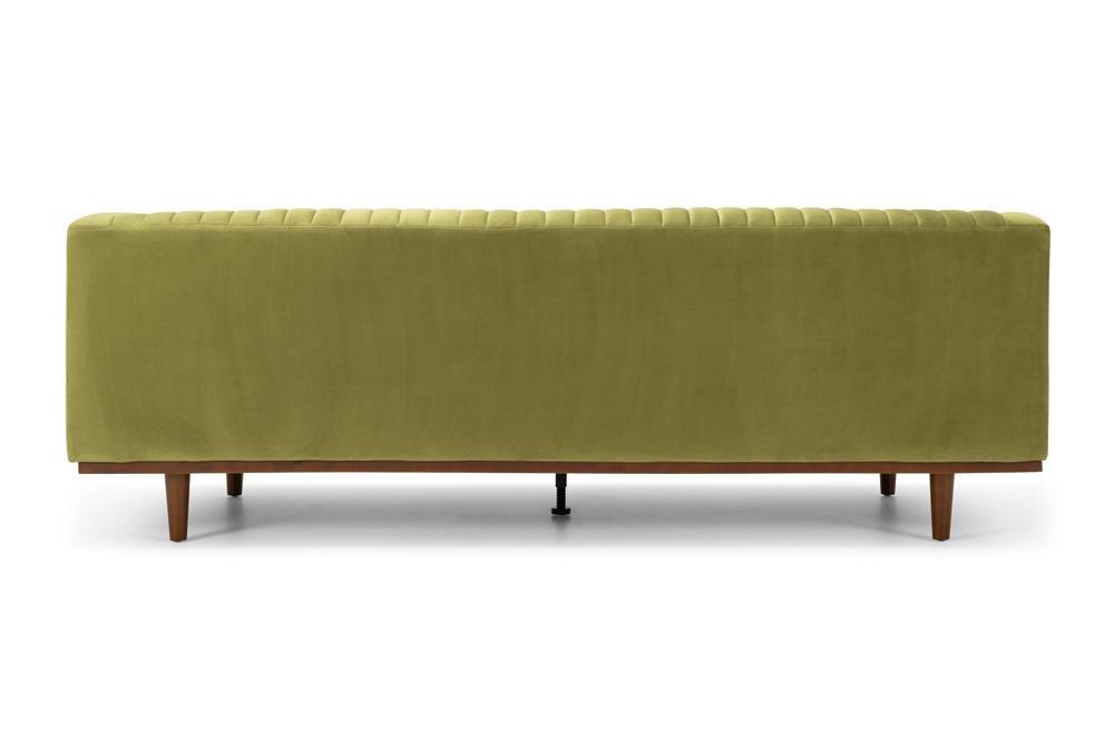Madison Three Seater - Greenery Velvet