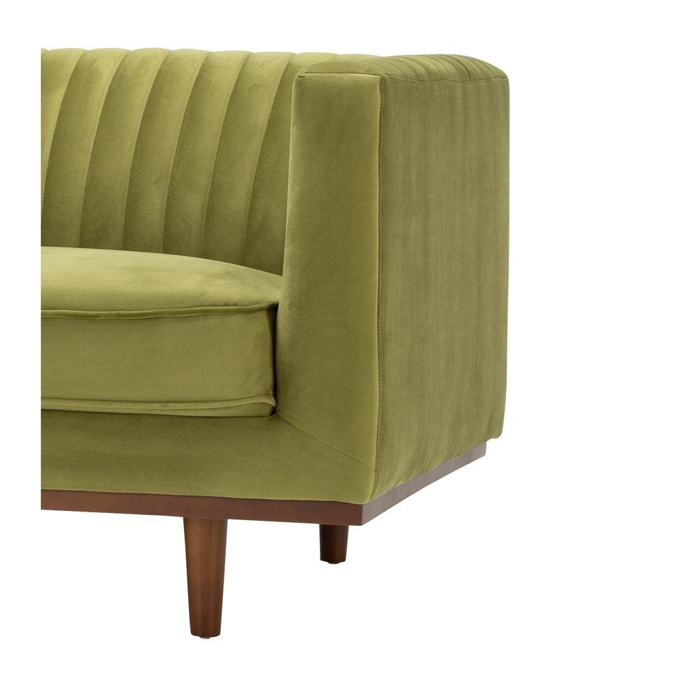 Madison Three Seater - Greenery Velvet