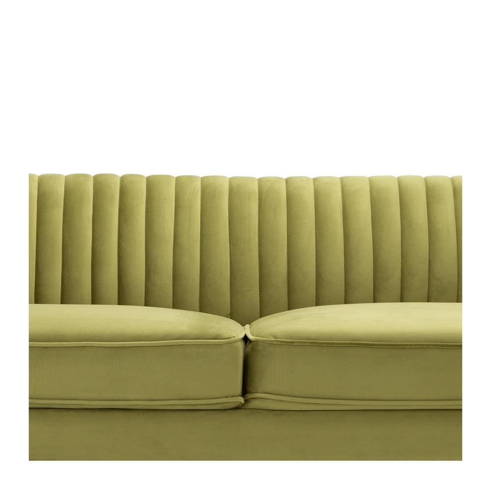 Madison Three Seater - Greenery Velvet