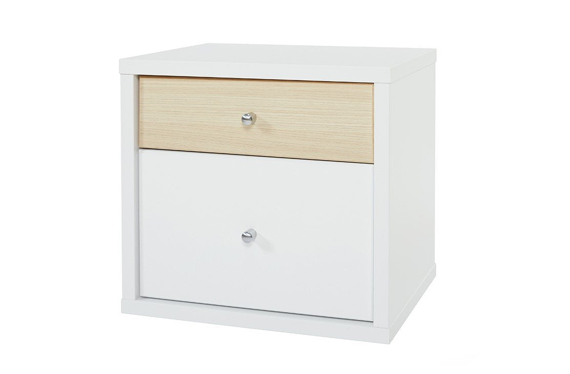 Cosmo Bedside Beech - Two Drawers