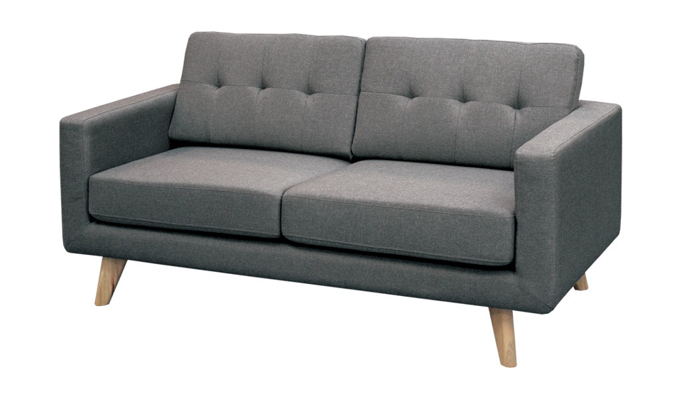 Kora Two Seater Sofa - Dark Grey