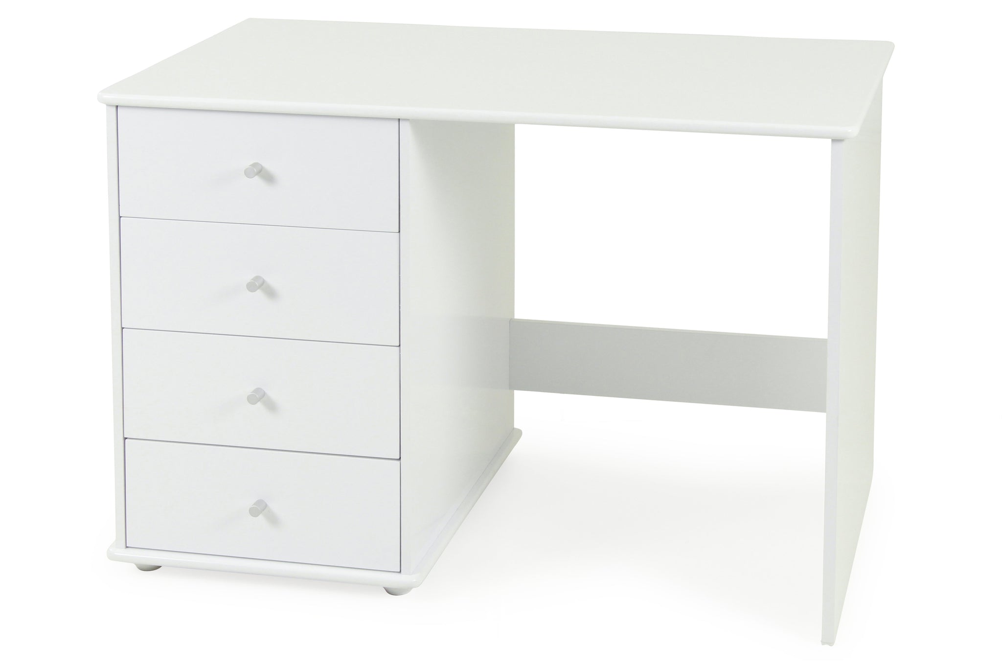 Carnival Desk White - Four Drawers