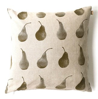 Pear Feather Filled Cushion