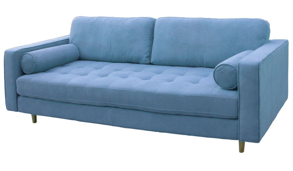 Beau Blue Three Seater Sofa
